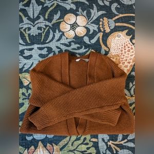 Vince Wool Cashmere-Blend Waffle Knit Cardigan